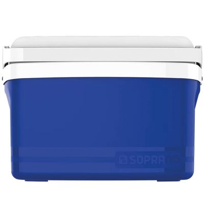 Caixa Térmica 12L Soprano Azul com Alça Articulável Cooler Tropical Praia Camping