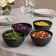 Kit 4 Bowls Orgânico Arauco 558ml Porto Brasil Verde Cerâmica Cozinha Multiuso Tigela Servir Mesa