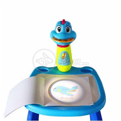 Projetor Para Desenho Infantil Mesa Pintura Galinha Azul