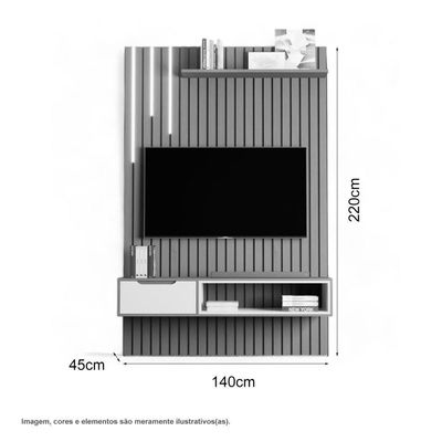 Home Para Tvs 60 Tucumã 1.4 Nature Com Led Jb