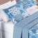 Colcha Estampada Dupla Face Bouti Queen 03 Peças - Azul Sereno