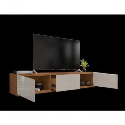 Rack Eros 1,80 4 Portas Cedro-off White