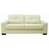 Sofá 3 Lugares Milão 200cm Couro Off White