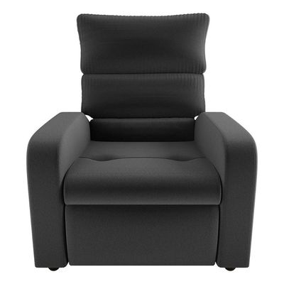 Poltrona Do Papai Reclinável Confortável Kwid Matrix Veludo Cinza