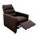 Poltrona Do Papai Confortável Reclinável Turin Matrix Suede Marrom