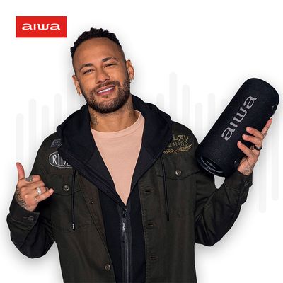 Caixa de Som Speaker AIWA SP-04-LB 40W Bluetooth IPX5 Bivolt
