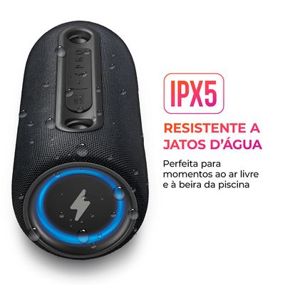 Caixa de Som Speaker AIWA SP-04-LB 40W Bluetooth IPX5 Bivolt