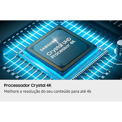 Smart TV 85 Polegadas U8600F 2025 Crystal UHD 4K Samsung UN85U8600FGXZD Preto / Bivolt
