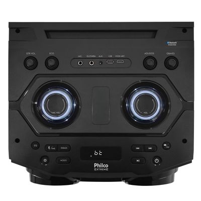 Caixa de Som Amplificada Philco Woofer Duplo 12"  PCXE27000 Bivolt