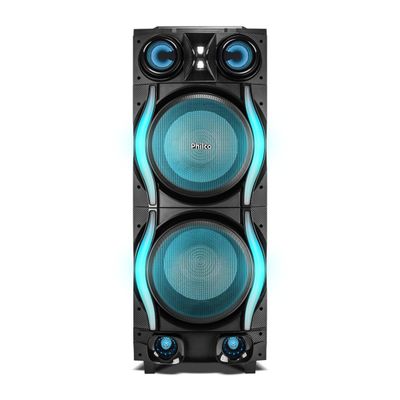 Caixa de Som Amplificada Philco Woofer Duplo 12"  PCXE27000 Bivolt