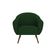 Poltrona Decorativa Sacha Veludo Verde