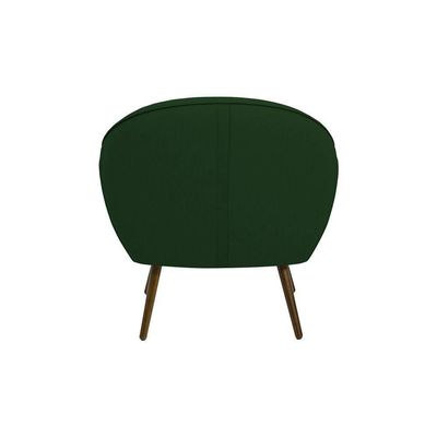 Poltrona Decorativa Sacha Veludo Verde