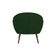 Poltrona Decorativa Sacha Veludo Verde