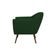 Poltrona Decorativa Sacha Veludo Verde