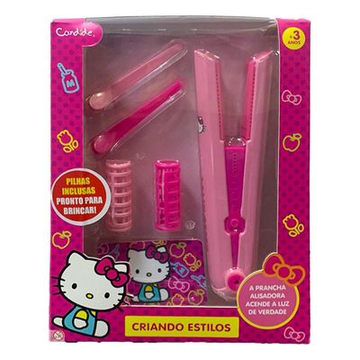 Conjunto de Beleza Criando Estilos Hello Kitty