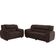 Sofa Parana Moscou 3 E 2 Lugares cor utilizada Marrom