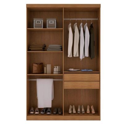 Guarda Roupa Solteiro Heros 4 Portas E 2 Gavetas Moderna Imbuia Com Grafite
