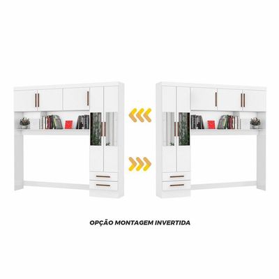 Guarda Roupa Modulado Com Cama Paris