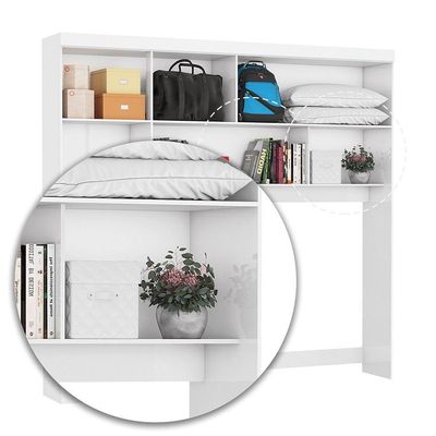 Guarda Roupa Modulado Paris 5 Portas 2 Gavetas Branco