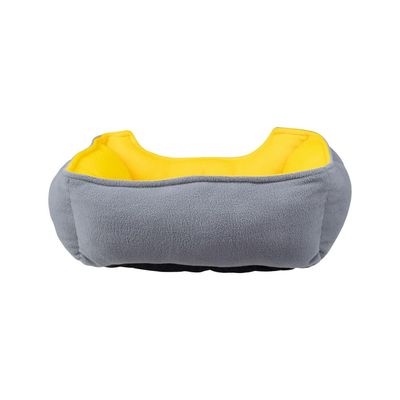 Cama Retangular M Azul e Amarela