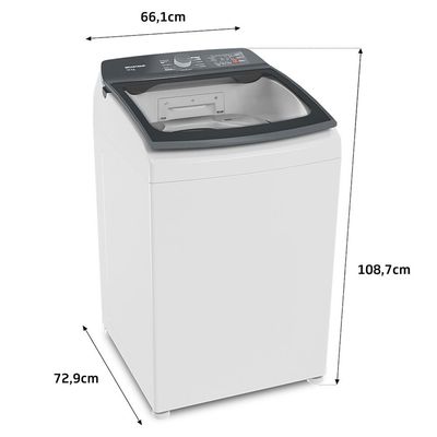 Máquina de Lavar Brastemp 18 kg Ciclo Tira Manchas Advanced BWF18AB Branco / 110V