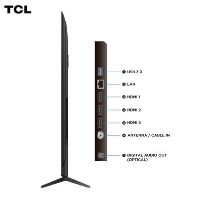 Smart TV TCL 85 Polegadas 4K UHD QLED Google TV - 85P7K Preto / Bivolt