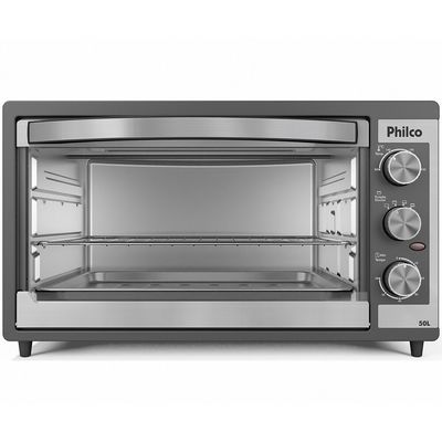 Forno Elétrico Philco 50 Litros, Dupla Resistência - PFE52P Preto / 110V