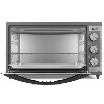 Forno Elétrico Philco 50 Litros, Dupla Resistência - PFE52P Preto / 110V