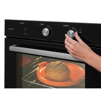 Forno a Gás de Embutir 78 Litros Fischer Infinity com Grill Preto 36450 Preto / 220V