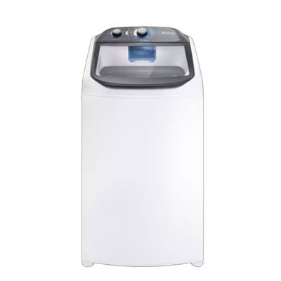 Máquina de Lavar 13kg Electrolux LDA13 Efficient com Duplo Dispenser Cesto Inox Máxima Diluição Branco / 220V