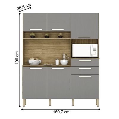 Cozinha Montesa Freijó Gris