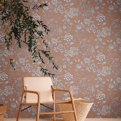 Papel de Parede Metropolitan Stories 3 Floral Marrom 391173MS