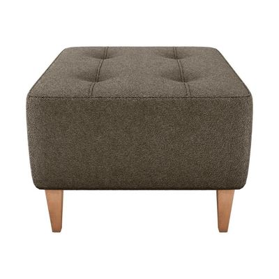 Puff Para Sala 62 Cm Piva Tecido Boucle Milani Store Marrom Marrom