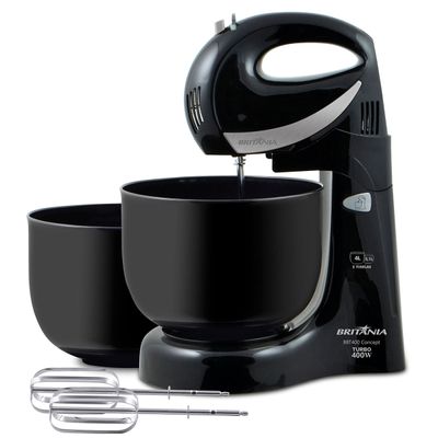 Batedeira Britânia BBT400P Concept Preto 400W 127V