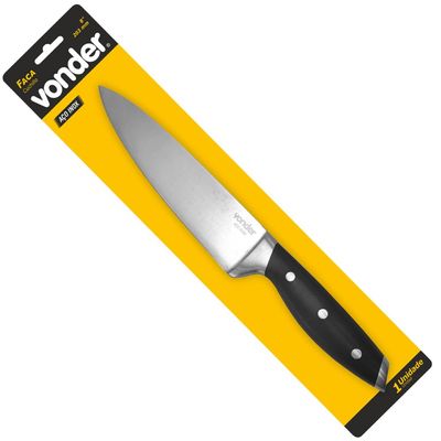Faca para churrasco 8" aço inox VONDER