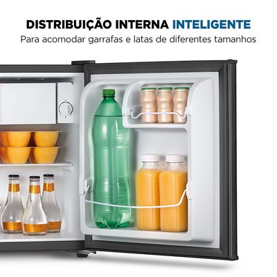 Frigobar Mondial 46L Porta Reversível Preto FGB-01-B50 220V