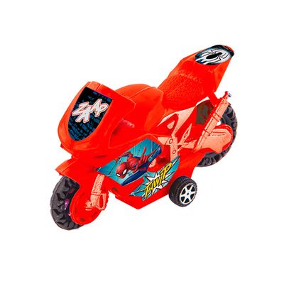 Kit 2 Motos a Fricção Spiderman Etitoys