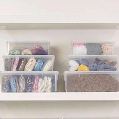 Kit 24 Caixas Tampa Hermética para Alimentos 11L Cestos Organizadores Plasvale