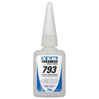 Kit 5 Super Cola Tekbond 793 20g