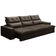Sofá Retrátil Reclinável Para Sala 4 Lugares 290cm Aires F04 Veludo Marrom Escuro - Lyam Decor