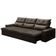 Sofá Retrátil Reclinável Para Sala 4 Lugares 290cm Aires F04 Veludo Marrom Escuro - Lyam Decor
