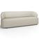 Sofá 3 Lugares Orgânico Sala De Estar Living 205cm Carmen F04 Couríssimo Off White - Lyam Decor