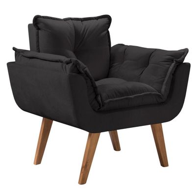 Poltrona Opalla Base Palito Preto