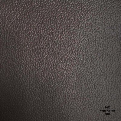 Kit 2 Poltronas Decorativa Noah Couro Marrom Fosco