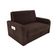 Sofá Cama 2 Lugares Compacto Com Baú 145 Larg Daiane Matrix Suede Marrom