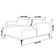 Sofá 4 Lugares com Chaise Base de Madeira Euro 265 Cm Preto