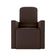 Poltrona De Amamentação Com Balaço E Puff Premium Annecy Matrix Suede Marrom
