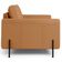 Poltrona Decorativa Para Sala Living Pés Industrial Domani L06 Couro Caramelo - Lyam Decor