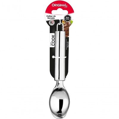 2 Colheres De Pegar Sorvete Bola Inox Profissional Pegador Concha Açai