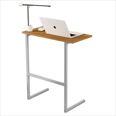 Mesa P-notebook Thor Mdp Nature Pés Ferro Cinza